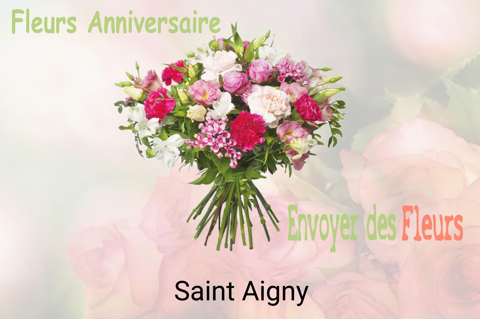 Bouquet de fleurs d’anniversaire livré à Saint-Aigny
